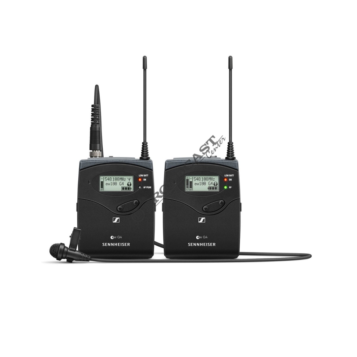 Sennheiser EW 122P G4 Trasmettitore da tasca, ricevitore a clip e ricevitore portatile UHF