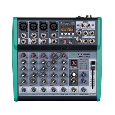 ZZiPP - Mixer Compatto 6 Ch - DSP BT