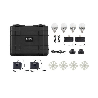NANLITE PavoBulb 10C RGBWW - KIT 4