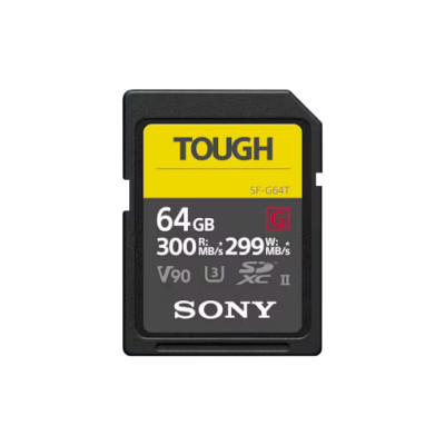 Sony - SDXC Tough UHS II U3 v90 64GB