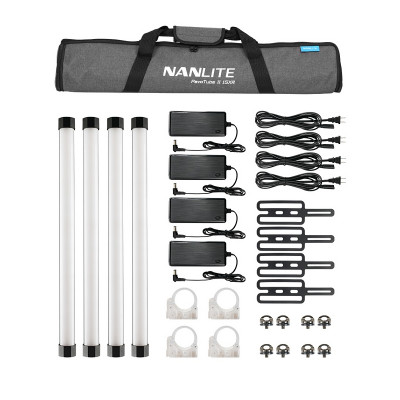 NANLITE PavoTube II 15XR LED RGB Kit 4 Pezzi