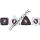 Rycote Mic Flag Bianco Quadrato con spugna