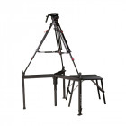 Cartoni - RagnoPod "Tripod Riser" completo di sgabello pieghevole e custodia morbida