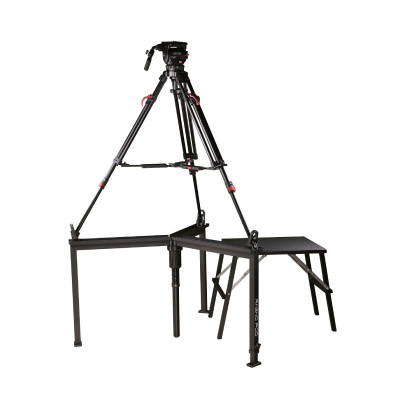 Cartoni - RagnoPod "Tripod Riser" completo di sgabello pieghevole e custodia morbida